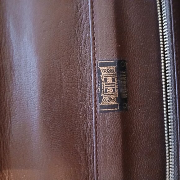 60/70s Vintage Widegate London leather bag. - Picture 2 of 5